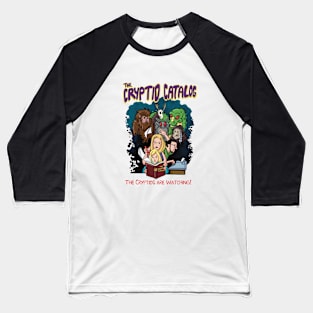 Zoinks! It's the Cryptid Catalog! Baseball T-Shirt